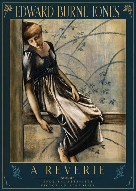 Edward Burne-Jones A Reverie No5 - Plakat