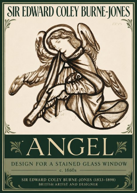 Edward Burne-Jones Angel No3 - Plakat