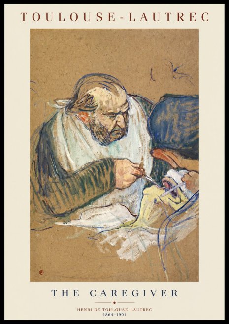 Toulouse-Lautrec The Caregiver No1 - Plakat