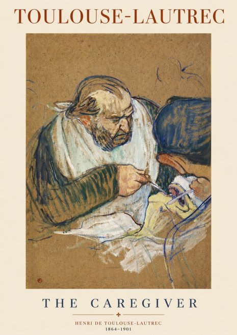 Toulouse-Lautrec The Caregiver No3 - Plakat
