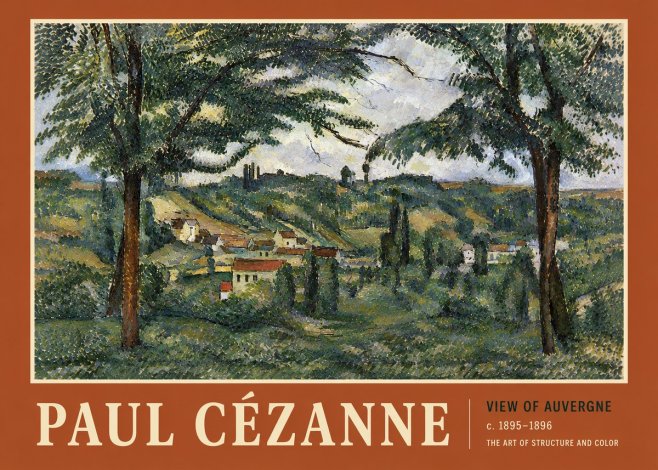 Paul Cézanne View of Auvergne No5 - Plakat