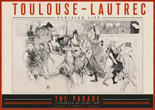 Toulouse-Lautrec The Parade No5 - Plakat