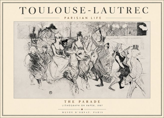 Toulouse-Lautrec The Parade No6 - Plakat