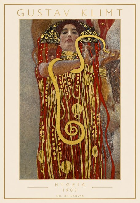 Klimt Hygeia No1 - Plakat