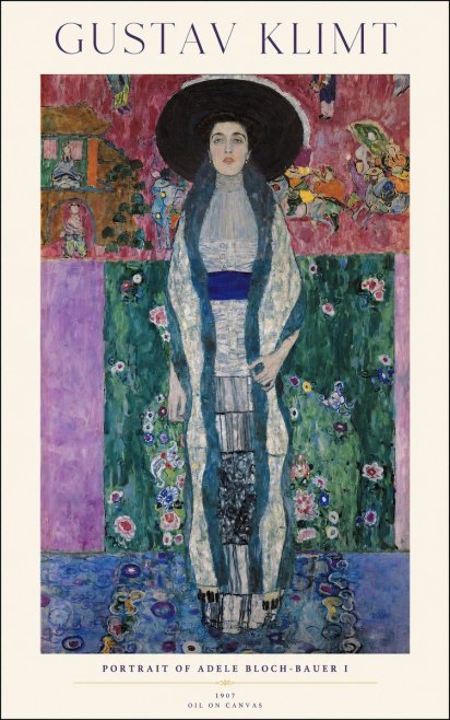 Klimt Portrait of Adele Bloch-bauer I No1 - Plakat