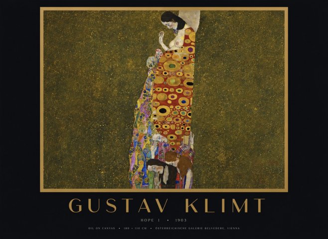 Klimt Hope I No2 - Plakat