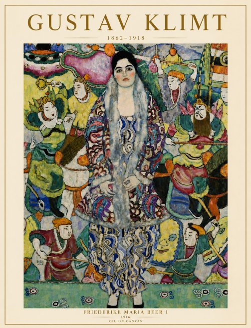 Klimt Friederike Maria Beer I No6 - Plakat