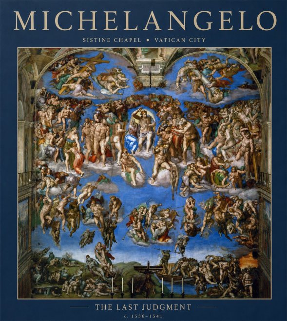 Michelangelo The Last Judgment No2 - Plakat