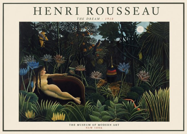 Rousseau The Dream No1 - Plakat