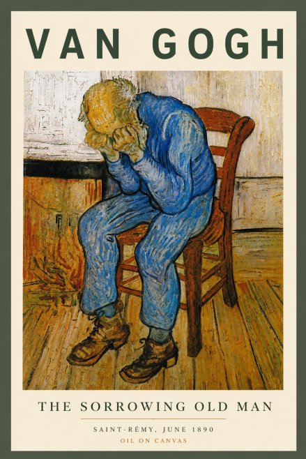 Van Gogh Sorrowing Old Man No6 - Plakat