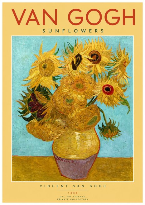 Van Gogh Sunflowers No2 - Plakat