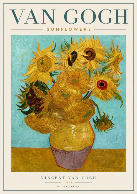 Van Gogh Sunflowers I No3 - Plakat