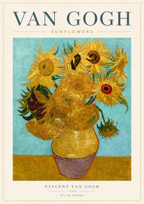 Van Gogh Sunflowers No5 - Plakat