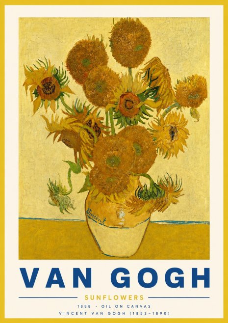 Van Gogh Sunflowers No3 - Plakat