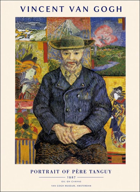 Van Gogh Portrait of Père Tanguy No1 - Plakat