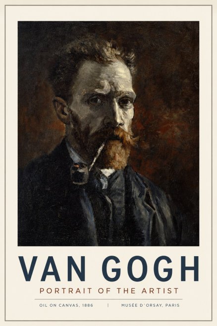 Van Gogh Portrait of the Artist I No4 - Plakat