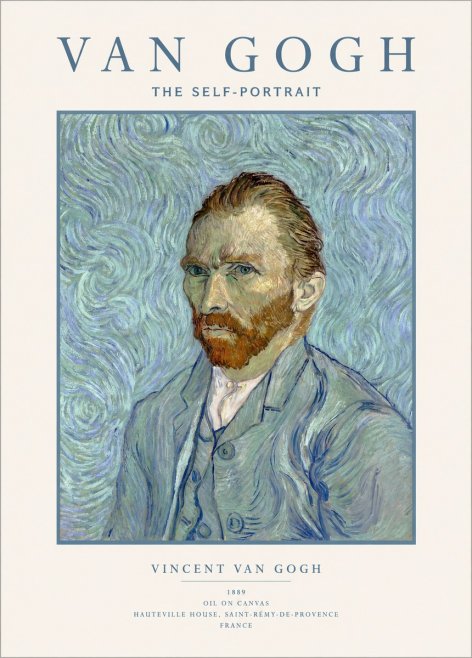 Van Gogh The Self-portrait No1 - Plakat