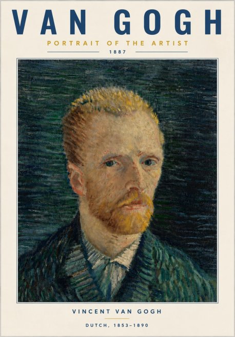Van Gogh Portrait of the Artist No6 - Plakat
