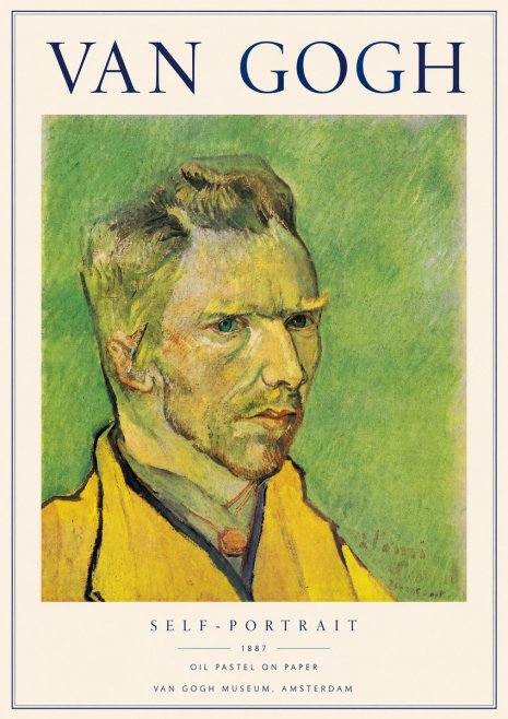 Van Gogh Self-portrait II No3 - Plakat