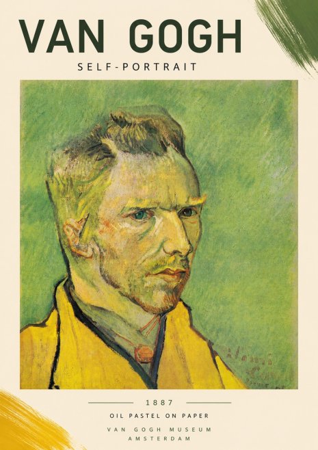 Van Gogh Self-portrait No5 - Plakat