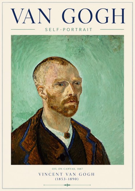 Van Gogh Self-portrait No5 - Plakat