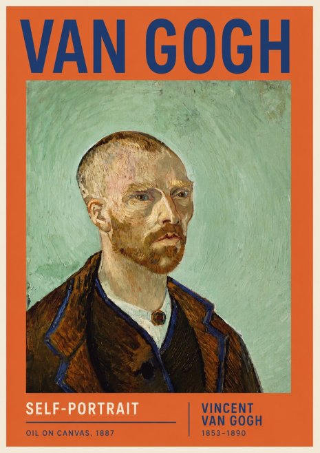Van Gogh Self-portrait No6 - Plakat