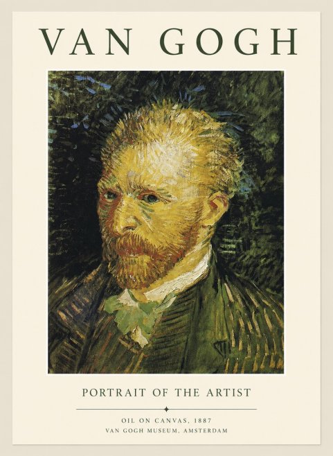 Van Gogh Portrait of the Artist No1 - Plakat