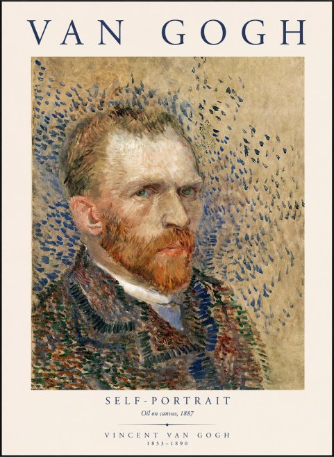 Van Gogh Self-portrait No1 - Plakat