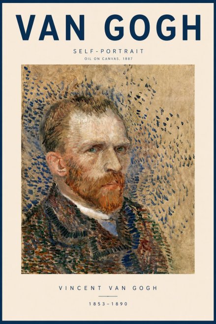 Van Gogh Self-portrait No3 - Plakat