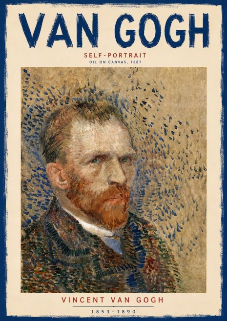 Van Gogh Self-portrait IV No6 - Plakat