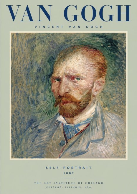 Van Gogh Self-portrait No2 - Plakat