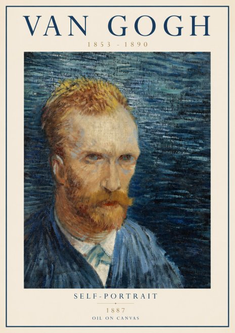 Van Gogh Self-portrait VI No3 - Plakat