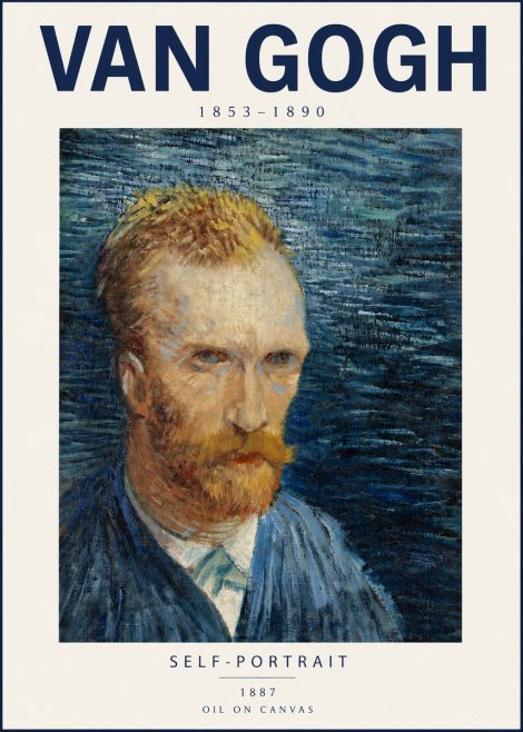 Van Gogh Self-portrait VI No4 - Plakat