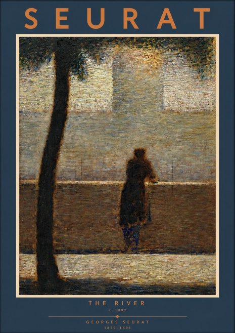 Seurat The River No2 - Plakat