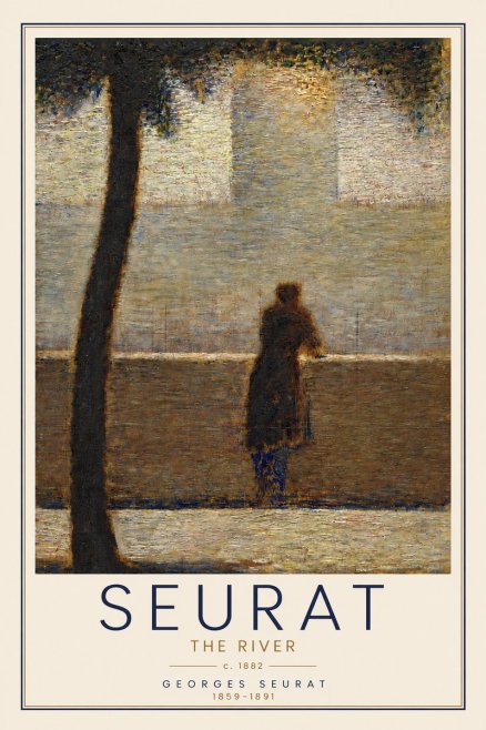Seurat The River No3 - Plakat