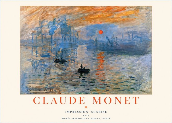 Monet Impression, Sunrise I No4 - Plakat