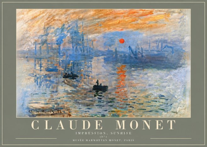 Monet Impression, Sunrise I No5 - Plakat