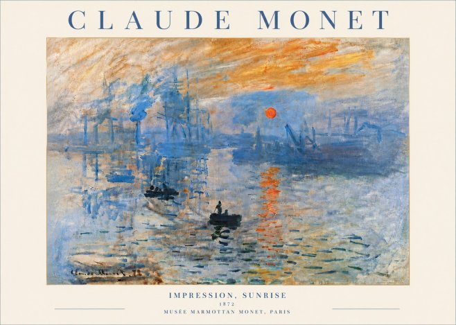 Monet Impression, Sunrise I No6 - Plakat
