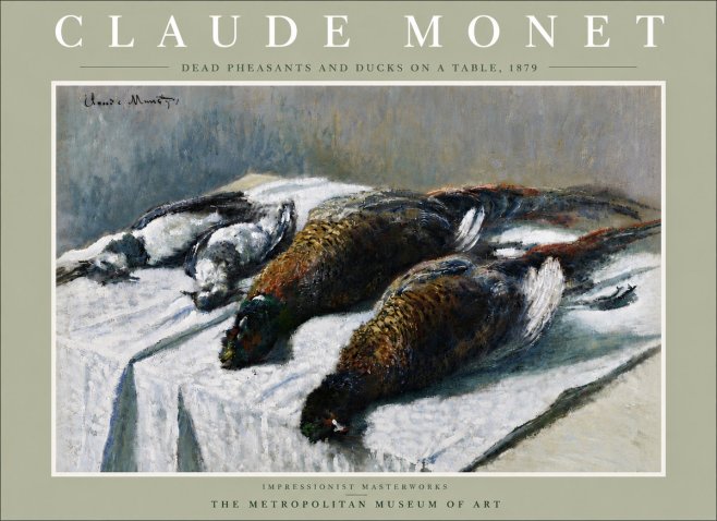 Monet Dead Pheasants and Ducks on a Table No6 - Plakat