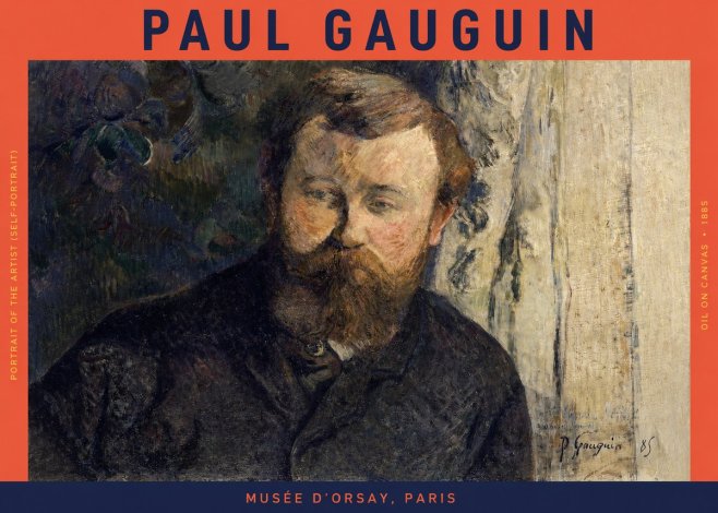 Paul Gauguin Portrait of the Artist (Self-portrait) No2 - Plakat
