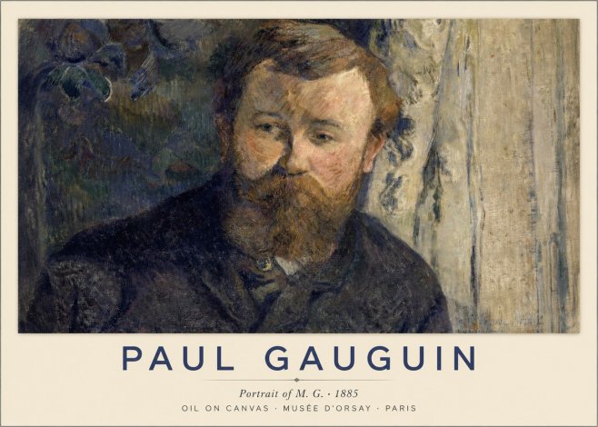 Paul Gauguin Portrait of the Artist (Self-portrait) No6 - Plakat