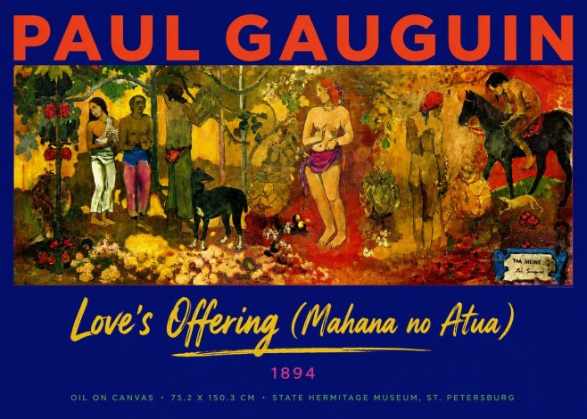Paul Gauguin Paradise (Parahéréhé) No6 - Plakat