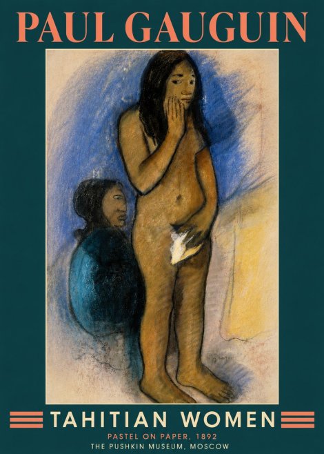 Paul Gauguin Tahitian Women No4 - Plakat