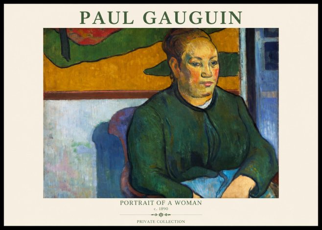 Paul Gauguin Portrait of a Woman No1 - Plakat