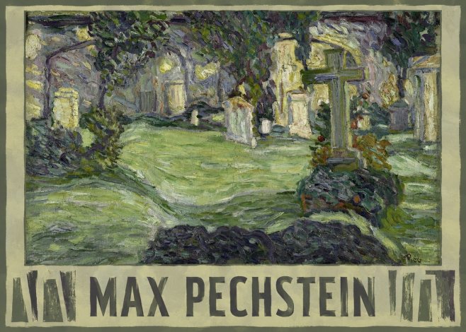 Max Pechstein Cemetery No3 - Plakat
