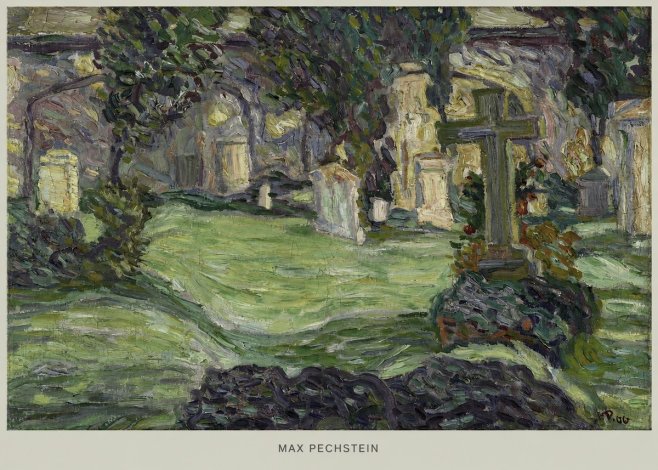 Max Pechstein Cemetery No5 - Plakat