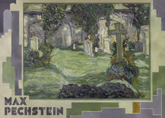 Max Pechstein Cemetery No6 - Plakat