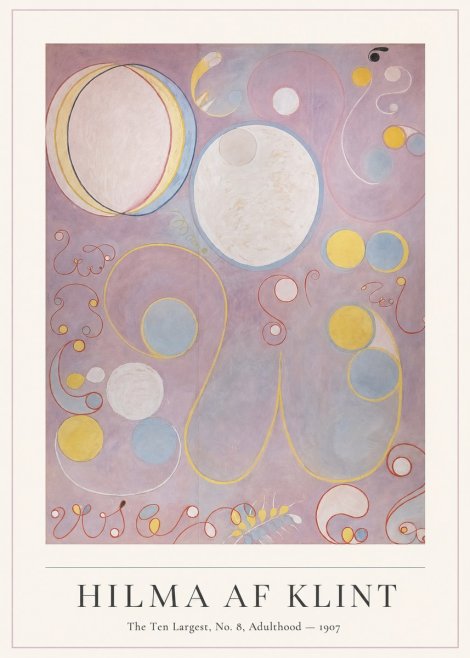 Hilma af Klint The Ten Largest, No. 8, Adulthood No4 - Plakat
