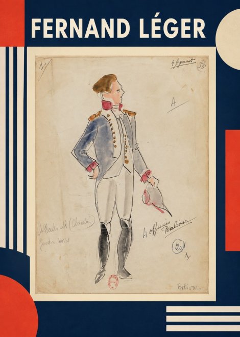 Fernand Léger Bolivar IV No1 - Plakat