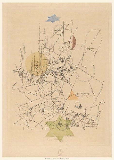 Paul Klee Zerstörung Und Hoffnung I No6 - Plakat